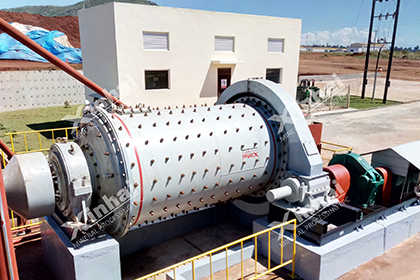 a pic showing a wet ball mill